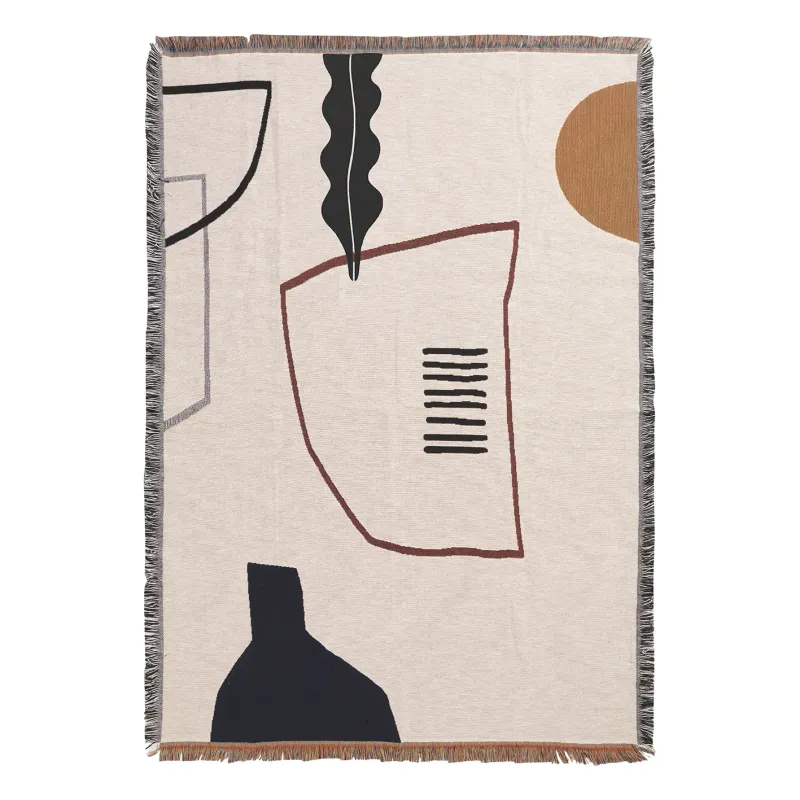 Alternativ bild 0 för Ferm Living - Mirage Blanket - Filt - Off-White - W: 120 x H: 170 cm