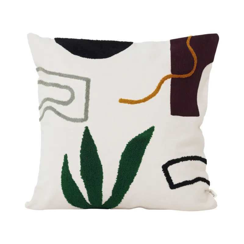Alternativ bild 0 för Ferm Living - Mirage Cushion - Kudde - Cacti - W: 50 x H: 50 x D: cm