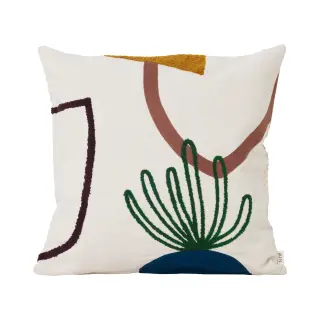 Produktfoto för Ferm Living - Mirage Cushion - Kudde - Island - W: 50 x H: 50 x D: cm