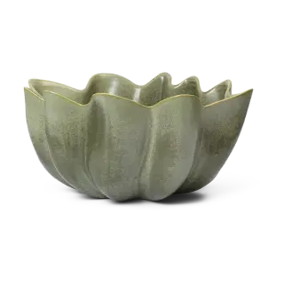 Produktfoto för ferm LIVING - Nium Bowl Ø22 Dark Sage ferm LIVING