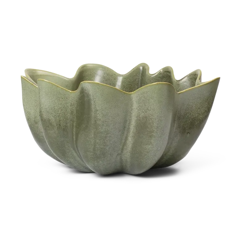 Alternativ bild 0 för ferm LIVING - Nium Bowl Ø22 Dark Sage ferm LIVING