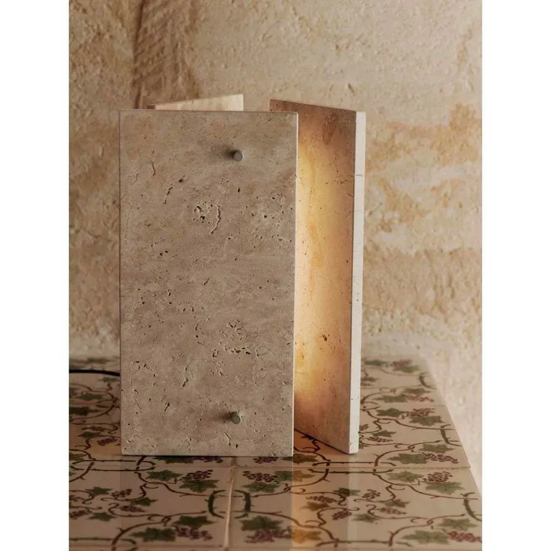 Bild 2 för Ferm Living - Oeste Table Lamp - Bordslampa - Sand - W17.5 x D17.5 x H36 cm