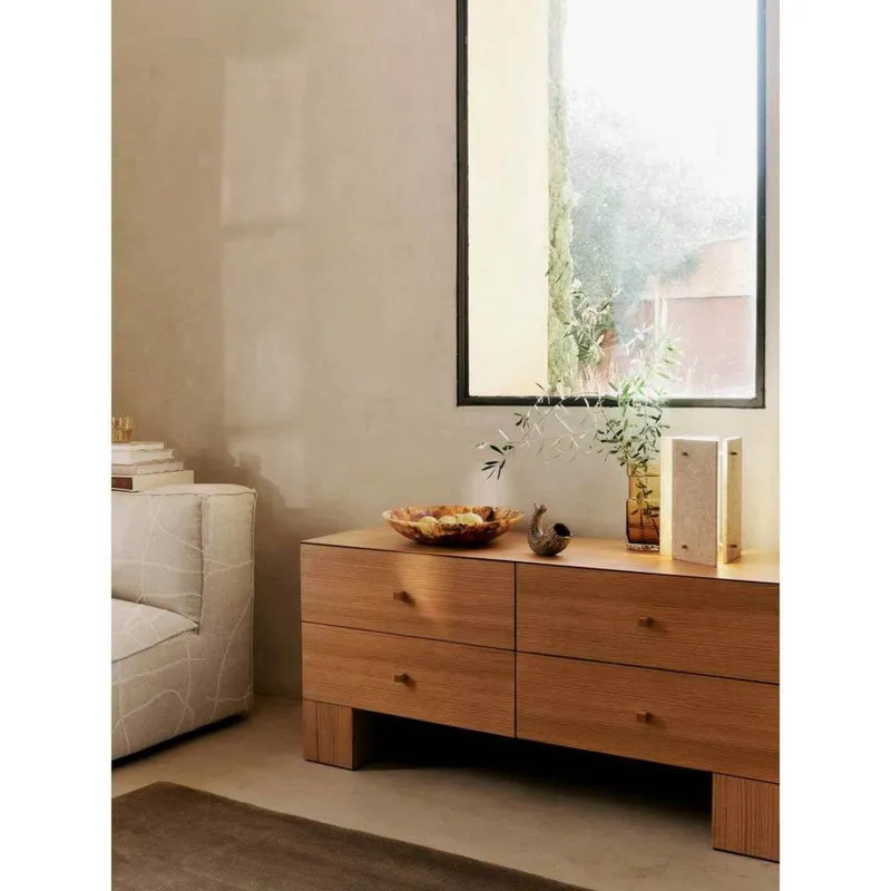 Bild 4 för Ferm Living - Oeste Table Lamp - Bordslampa - Sand - W17.5 x D17.5 x H36 cm