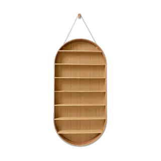 Produktfoto för ferm LIVING - Oval Dorm Hylla Olieret Ek