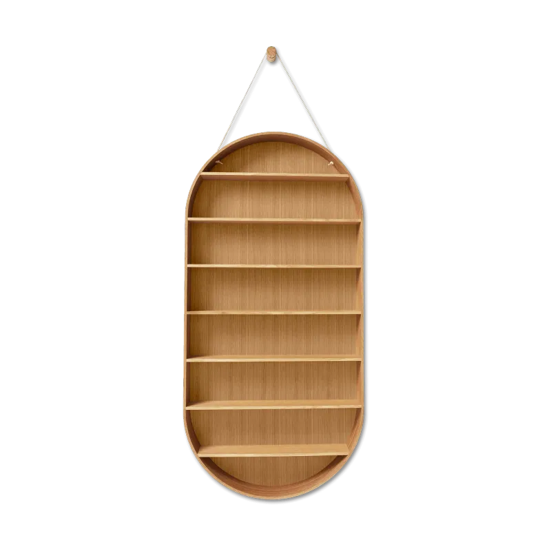 Alternativ bild 0 för ferm LIVING - Oval Dorm Hylla Olieret Ek