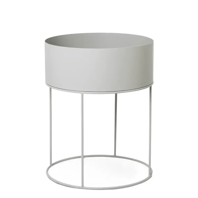 Alternativ bild 0 för ferm LIVING - Plant Box Light Grey Round ferm LIVING