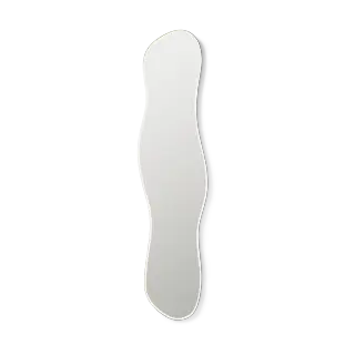 Produktfoto för Ferm Living - Pond Mirror - Brass edge - Spegel - Full size - B: 40 x H: 164.8 x D: 1.6 cm