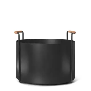 Produktfoto för ferm LIVING - Port Firewood Bucket Svart