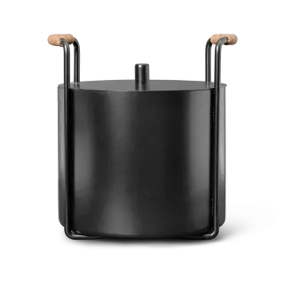 Produktfoto för ferm LIVING - Port Kindling & Ash Bucket Svart
