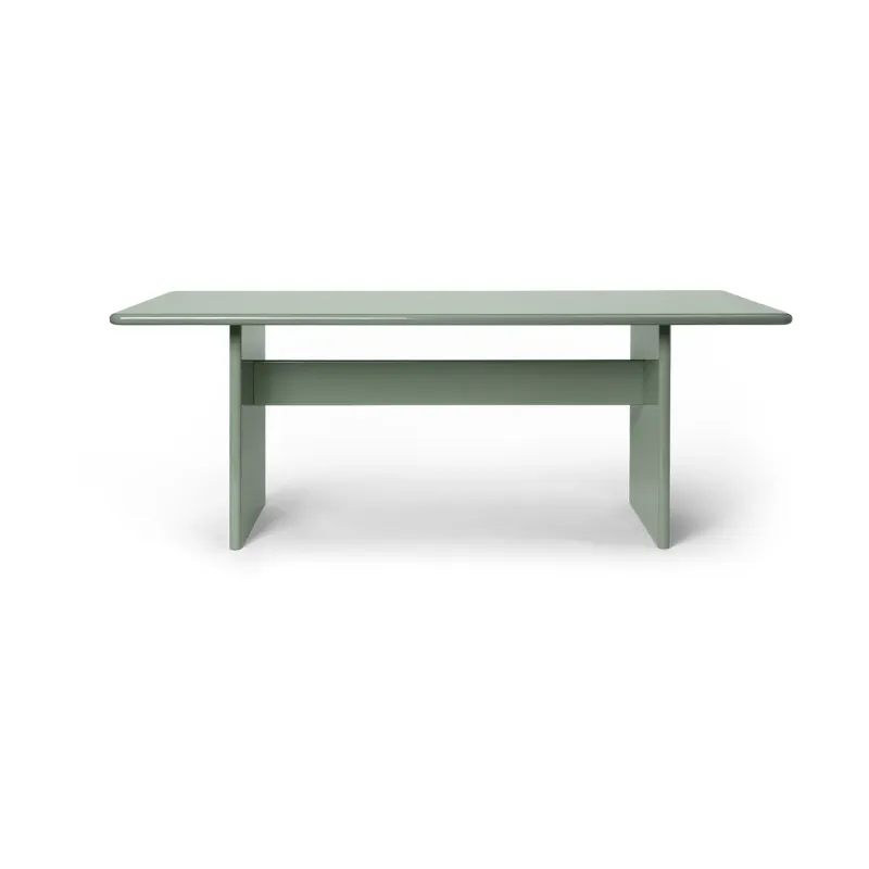 Alternativ bild 0 för Ferm Living - Rink Dining Table - Matbord - Tea Green - W90 x H74 x D200 cm