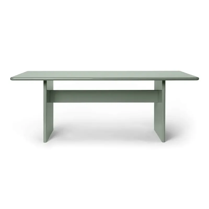 Alternativ bild 0 för Ferm Living - Rink Dining Table - Matbord - Tea Green - W90 x H74 x D200 cm