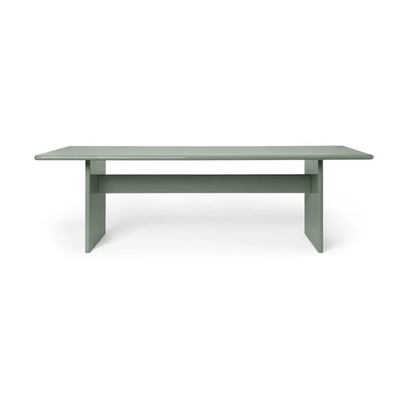 Alternativ bild 0 för Ferm Living - Rink Dining Table - Matbord - Tea Green - W90 x H74 x D240 cm