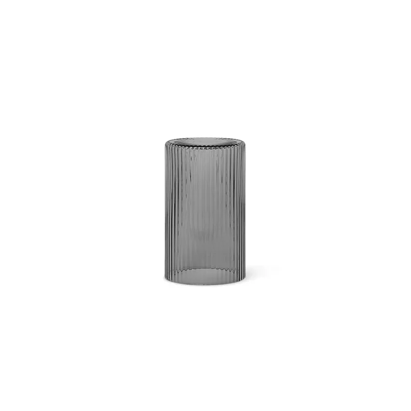 Alternativ bild 0 för Ferm Living - Ripple Carafe - Smoked - Karaff - Lid - H24 x W9 cm