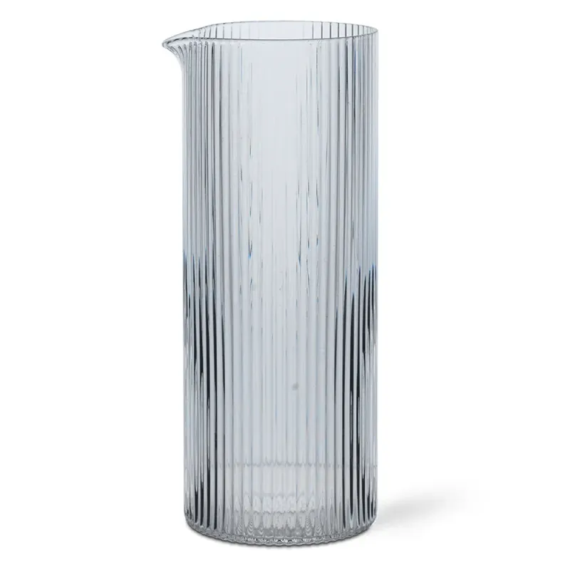 Alternativ bild 0 för Ferm Living - Ripple Milk Jug  - Kanna - Clear - Ø: 6.4 x H: 16 cm
