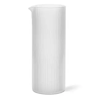 Produktfoto för Ferm Living - Ripple Milk Jug  - Kanna - Frosted - Ø: 6.4 x H: 16 cm