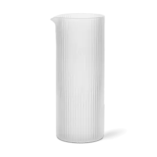 Produktfoto för Ferm Living - Ripple Milk Jug  - Kanna - Frosted - Ø: 6.4 x H: 16 cm
