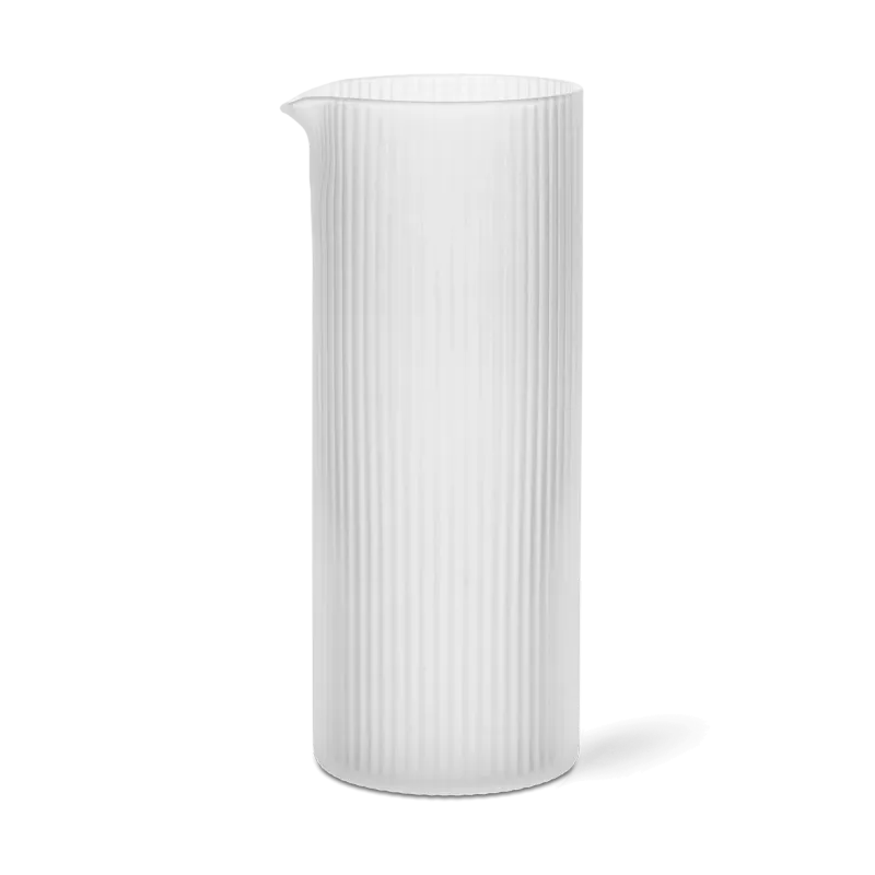 Alternativ bild 0 för Ferm Living - Ripple Milk Jug  - Kanna - Frosted - Ø: 6.4 x H: 16 cm