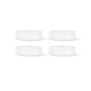 Produktfoto för Ferm Living - Ripple Serving Bowls (Set of 4) - Skål - Frosted - Ø12,2 x H3,5 cm