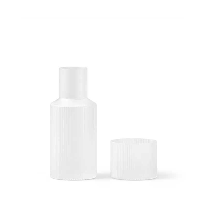 Alternativ bild 0 för ferm LIVING - Ripple Small Carafe Set Frosted ferm LIVING