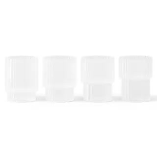 Produktfoto för ferm LIVING - Ripple Small Glasses 4 pcs. Frosted ferm LIVING