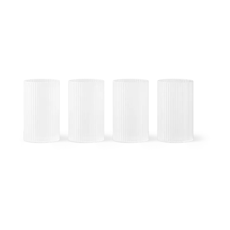Alternativ bild 0 för Ferm Living - Ripple Verrines (Set of 4) - Glas - Frosted - Ø5,4 x H9 cm