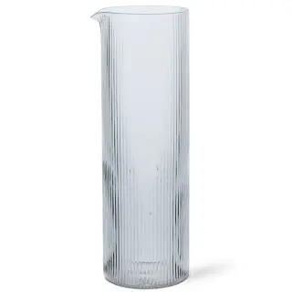 Produktfoto för ferm LIVING - Ripple Water Jug Clear