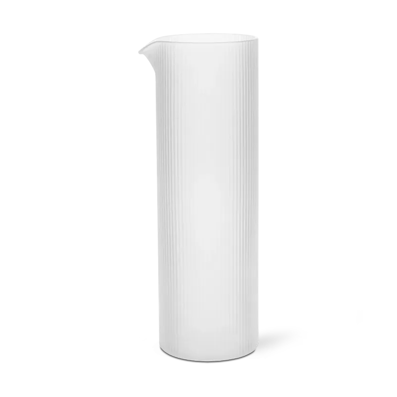 Alternativ bild 0 för ferm LIVING - Ripple Water Jug Frosted
