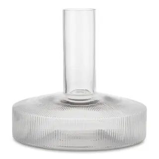 Produktfoto för ferm LIVING - Ripple Wine Carafe Clear ferm LIVING