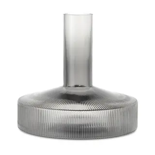 Produktfoto för ferm LIVING - Ripple Wine Carafe Smoked Grey ferm LIVING