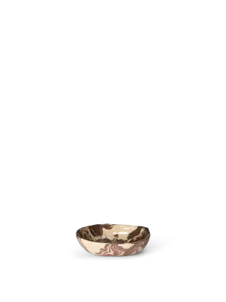 Produktfoto för Ferm Living - Ryu Bowl - Skål - Ryu Bowl - 15.5 - Sand/Brown - W15.5 x D14 x H4.5 cm