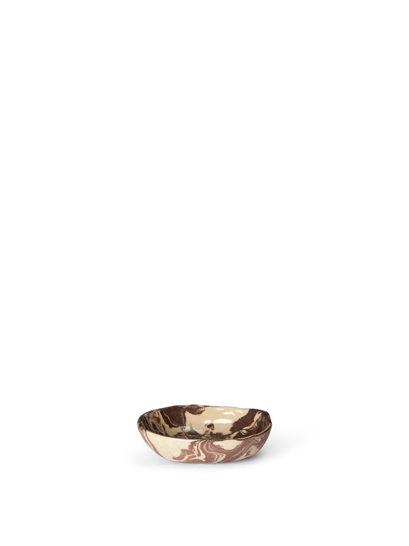Alternativ bild 0 för Ferm Living - Ryu Bowl - Skål - Ryu Bowl - 15.5 - Sand/Brown - W15.5 x D14 x H4.5 cm