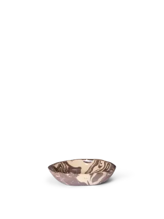 Produktfoto för Ferm Living - Ryu Bowl - Skål - Ryu Bowl - 20 - Sand/Brown - W17.5 x D20 x H5 cm