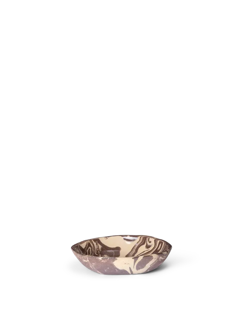 Alternativ bild 0 för Ferm Living - Ryu Bowl - Skål - Ryu Bowl - 20 - Sand/Brown - W17.5 x D20 x H5 cm