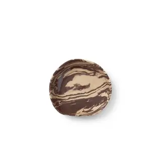 Produktfoto för Ferm Living - Ryu Bowl - Skål - Ryu Bowl - 28 - Sand/Brown - W28 x D24 x H5 cm