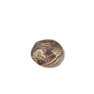 Produktfoto för Ferm Living - Ryu Platter - Tallrikar - Ryu Platter - 18.5 - Sand/Brown - W16.5 x D18.5 x H3 cm