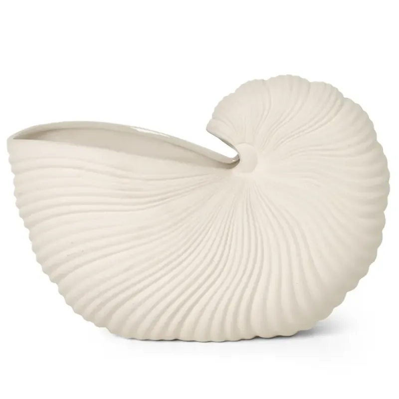 Alternativ bild 0 för ferm LIVING - Shell Pot Off-White ferm LIVING