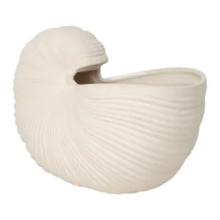 Produktfoto för ferm LIVING - Shell Pot Off-White ferm LIVING