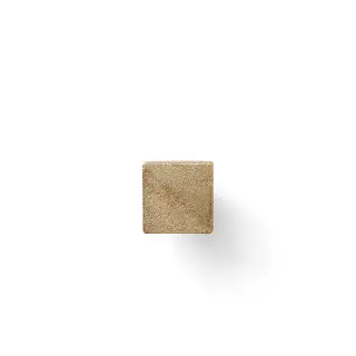 Produktfoto för Ferm Living - Square Hook  - Krokar - Small - Casted Brass - B: 2.5 x H: 3.7 x D: 2.5 cm