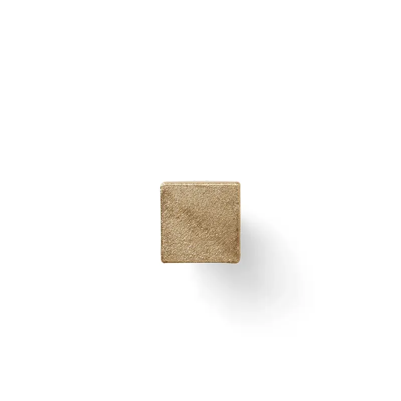Alternativ bild 0 för Ferm Living - Square Hook  - Krokar - Small - Casted Brass - B: 2.5 x H: 3.7 x D: 2.5 cm
