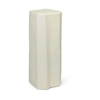 Produktfoto för Ferm Living - Staffa Pedestal - Stativ - Offwhite - W: 30.6 x H: 80 x D: 30.2 cm