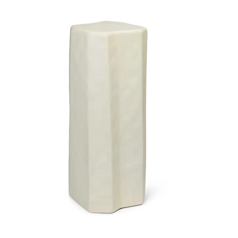 Alternativ bild 0 för Ferm Living - Staffa Pedestal - Stativ - Offwhite - W: 30.6 x H: 80 x D: 30.2 cm