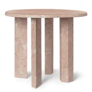 Produktfoto för Ferm Living - Taula Side Table  - Samtalskort - Rose - Ø: 54.4 x H: 45 cm