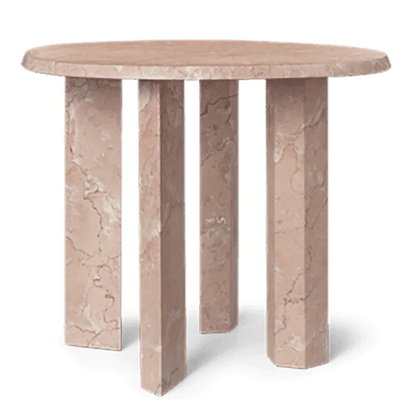 Alternativ bild 0 för Ferm Living - Taula Side Table  - Samtalskort - Rose - Ø: 54.4 x H: 45 cm