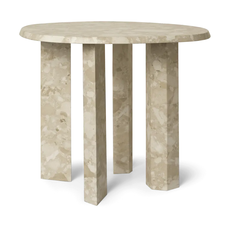 Alternativ bild 0 för Ferm Living - Taula Side Table  - Samtalskort - Sand - Ø: 54.4 x H: 45 cm