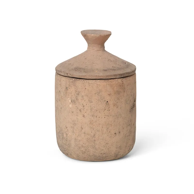 Alternativ bild 0 för Ferm Living - Ura Scented Candle - Doftljus - Pale Sienna -  Ø 8 x H 13 cm