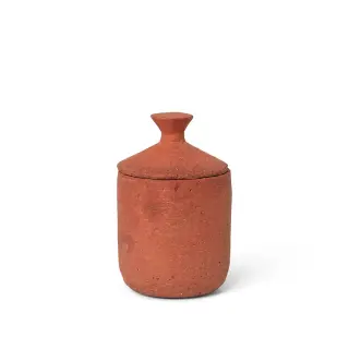 Produktfoto för Ferm Living - Ura Scented Candle - Doftljus - Red Sienna -  Ø 8 x H 13 cm