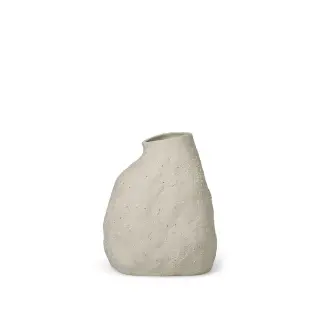 Produktfoto för Ferm Living - Vulca Vase - Vas - Off-White - Medium - W25 x H36 x D21 cm