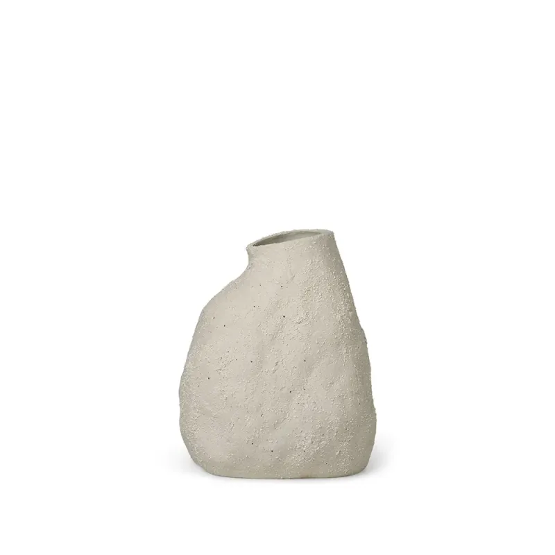 Alternativ bild 0 för Ferm Living - Vulca Vase - Vas - Off-White - Medium - W25 x H36 x D21 cm