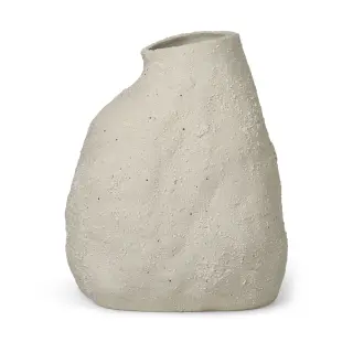 Produktfoto för Ferm Living - Vulca Vase - Vas - Off-White - Medium - W25 x H36 x D21 cm