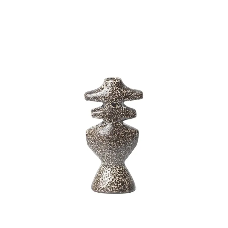 Alternativ bild 0 för ferm LIVING - Yara Candle Holder Large Brown Spot ferm LIVING